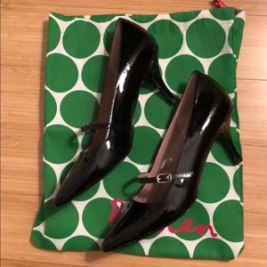 Boden “Sixties” Heels Patent Leather Mary Janes